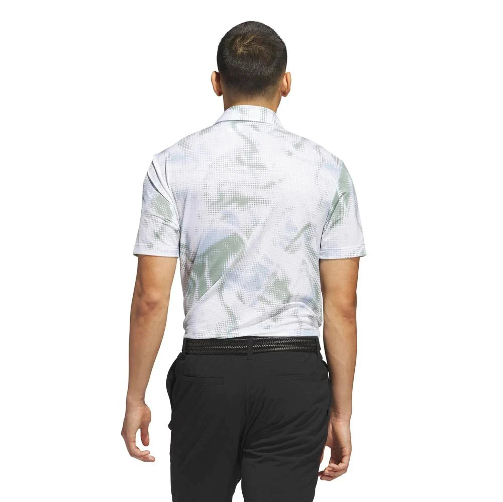Adidas Ultimate365 Printed Mesh Golf Polo - Image 8