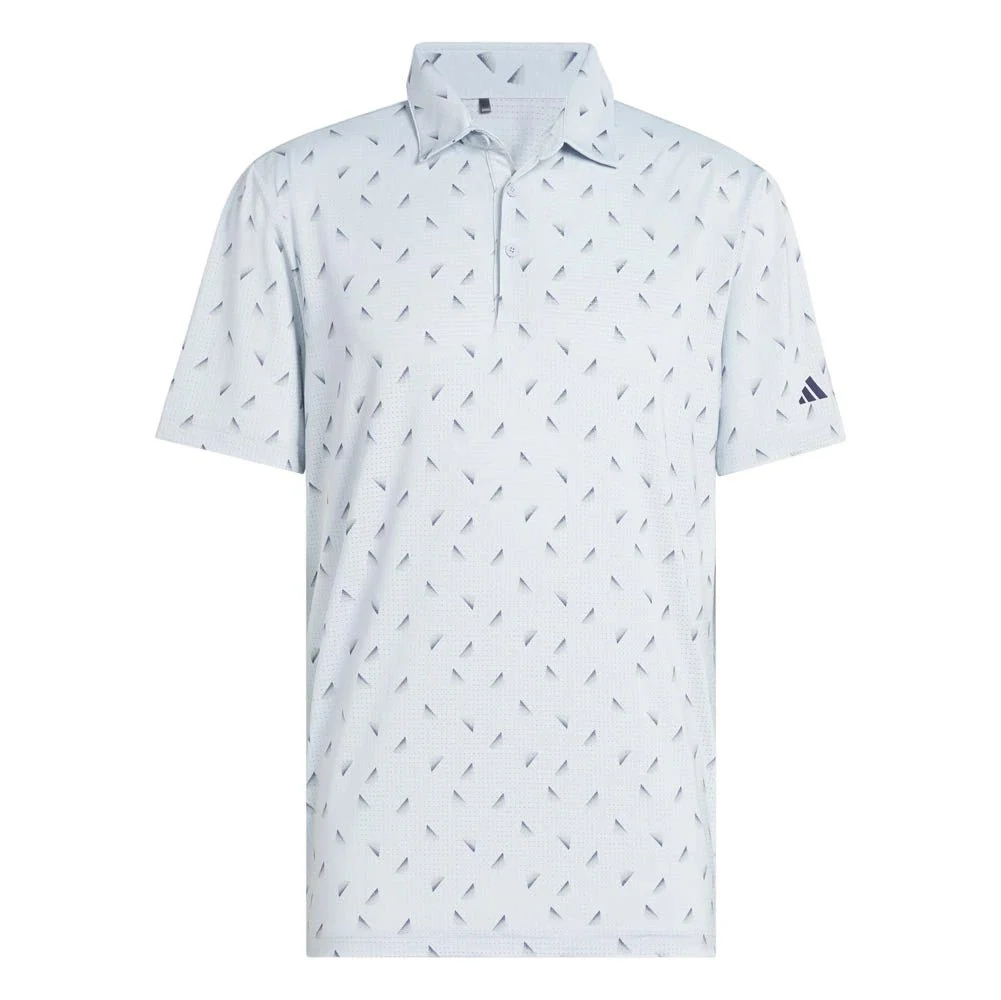 Adidas Ultimate365 Printed Slice Mesh Golf Polo - Image 11