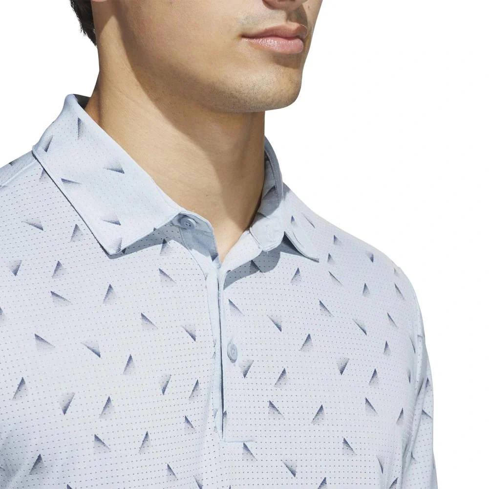 Adidas Ultimate365 Printed Slice Mesh Golf Polo - Image 14
