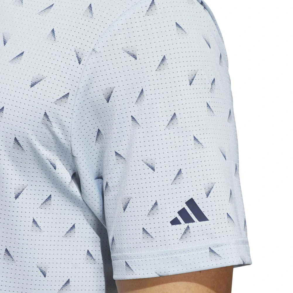 Adidas Ultimate365 Printed Slice Mesh Golf Polo - Image 15