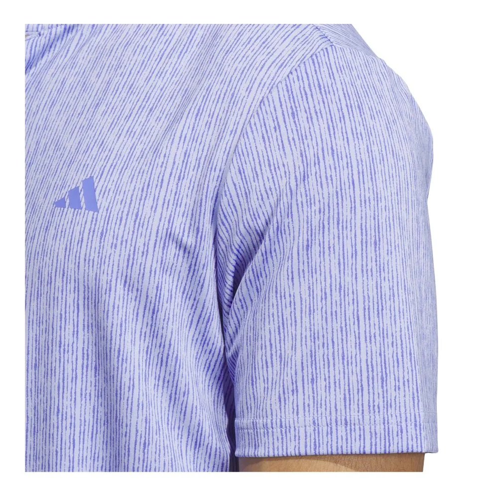 Adidas Ultimate365 Printed Sport Collar Golf Polo - Image 3