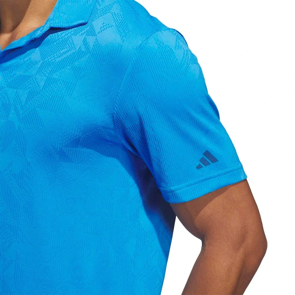 Adidas Ultimate365 Textured Jacquard Golf Polo - Image 5