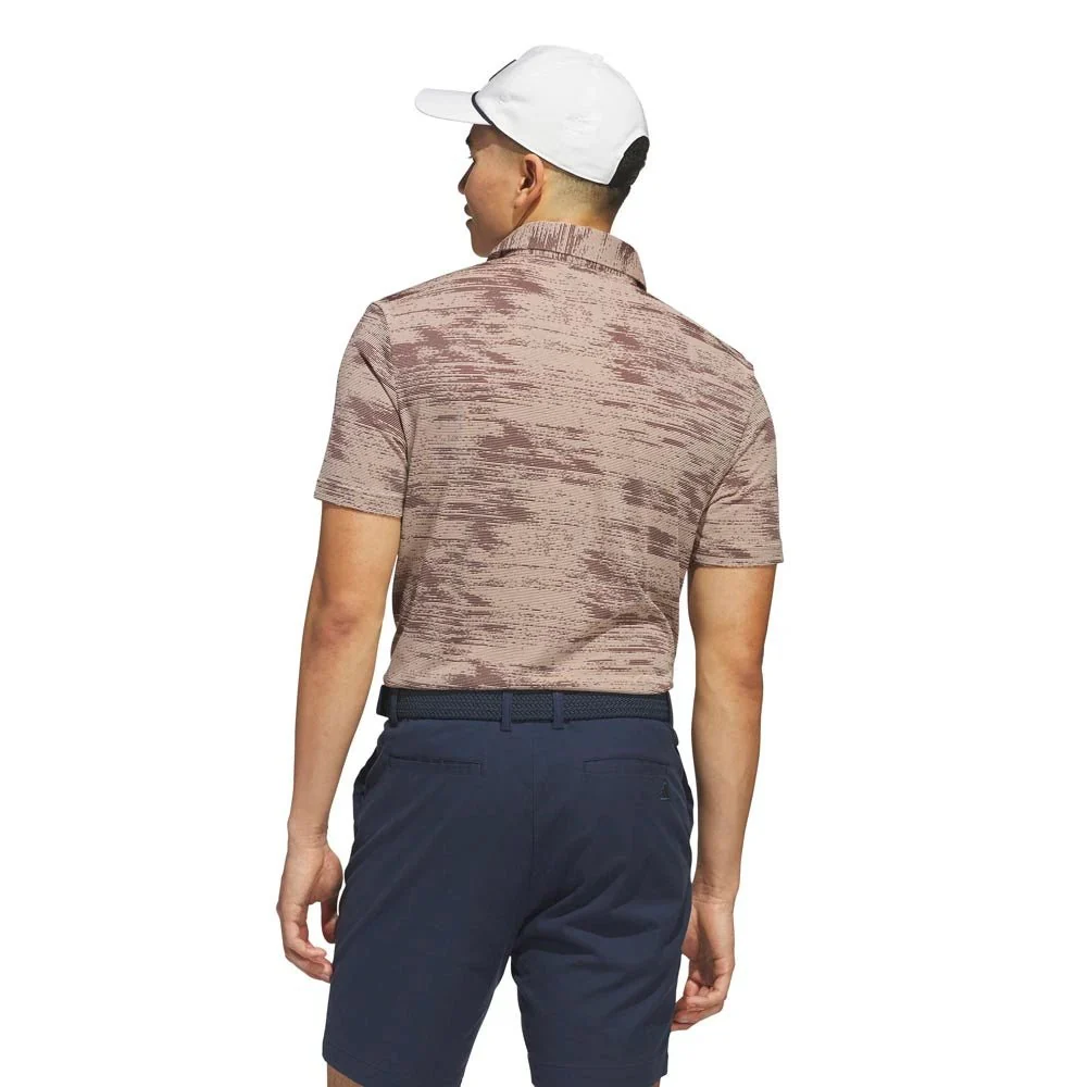 Adidas Ultimate365 Textured Stripe Golf Polo - Image 3