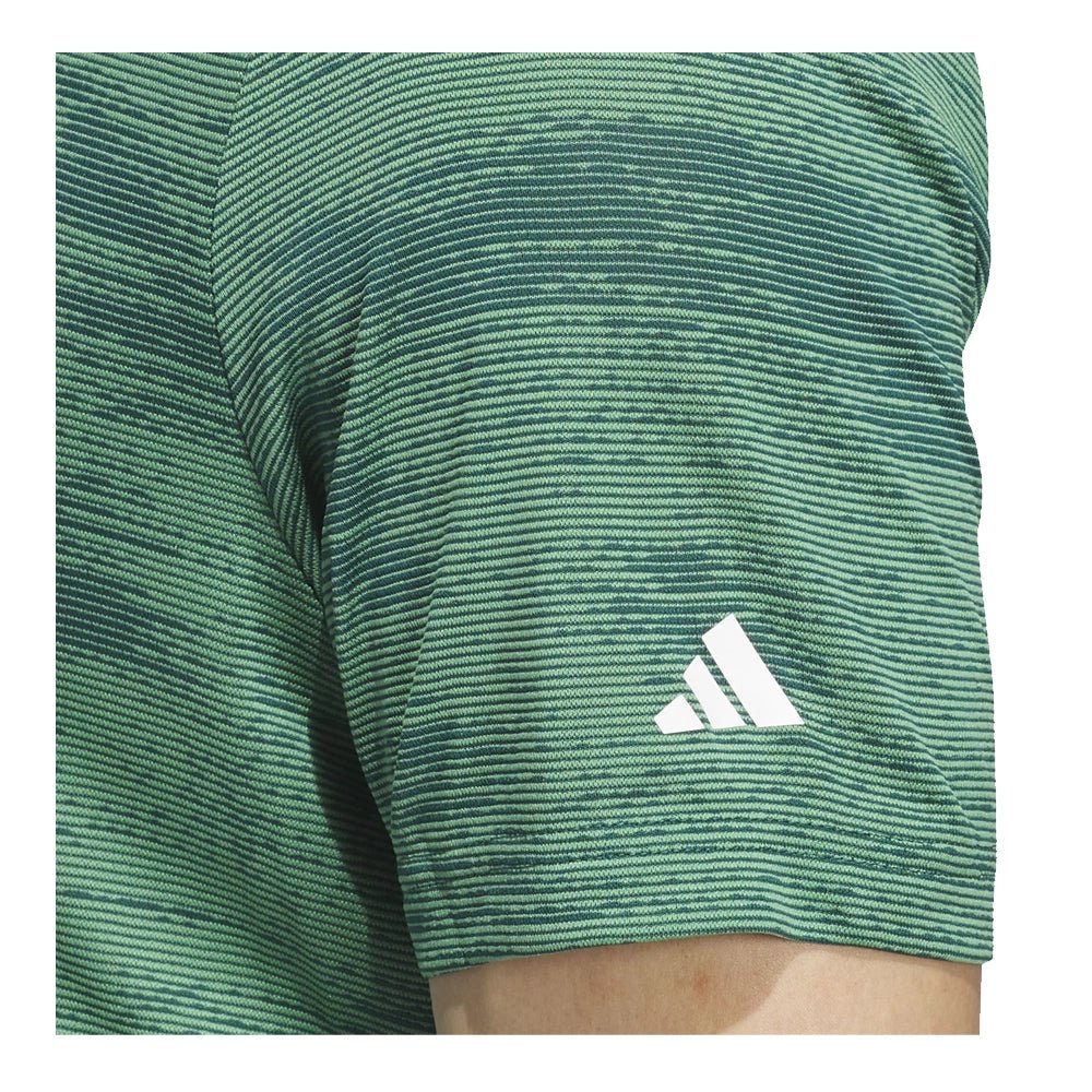 Adidas Ultimate365 Textured Stripe Golf Polo - Previous Season Style - Image 11