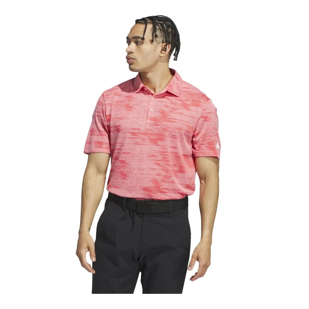 Adidas Ultimate365 Textured Stripe Golf Polo - Previous Season Style - Image 13
