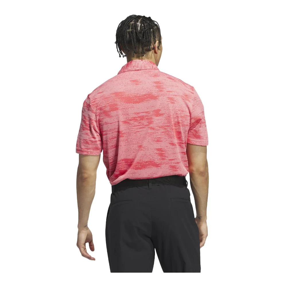 Adidas Ultimate365 Textured Stripe Golf Polo - Previous Season Style - Image 14