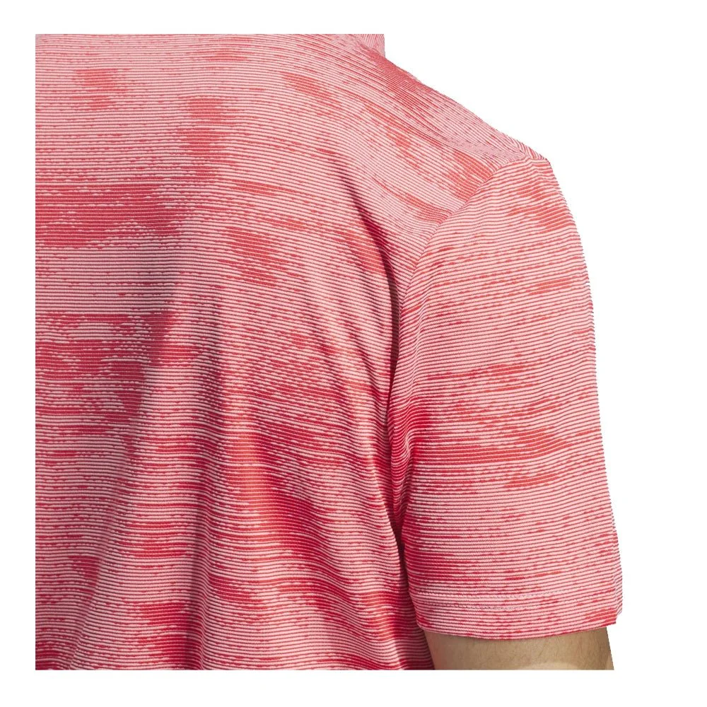 Adidas Ultimate365 Textured Stripe Golf Polo - Previous Season Style - Image 16