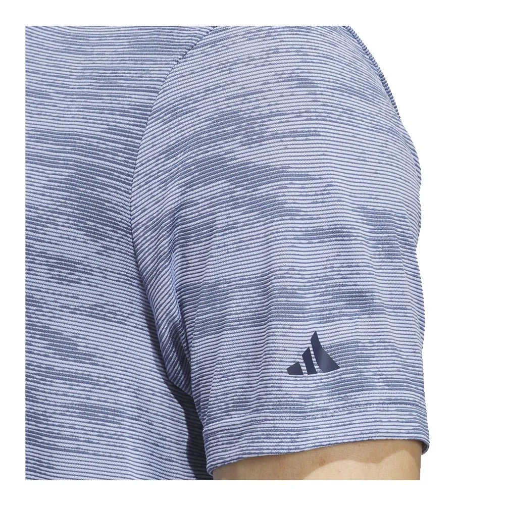 Adidas Ultimate365 Textured Stripe Golf Polo - Previous Season Style - Image 3