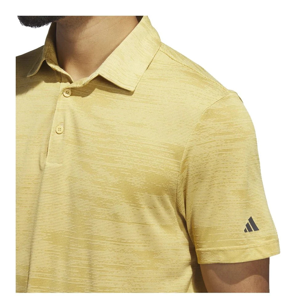 Adidas Ultimate365 Textured Stripe Golf Polo - Previous Season Style - Image 7