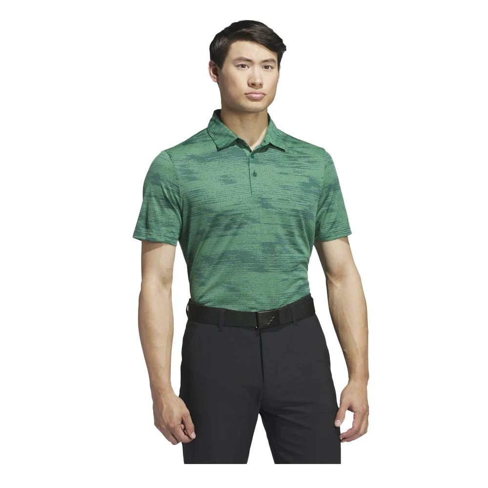 Adidas Ultimate365 Textured Stripe Golf Polo - Previous Season Style - Image 9