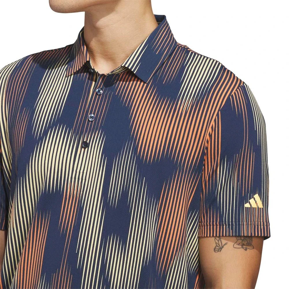 Adidas Ultimate365 Tour Cool Feel Print Golf Polo - Image 4