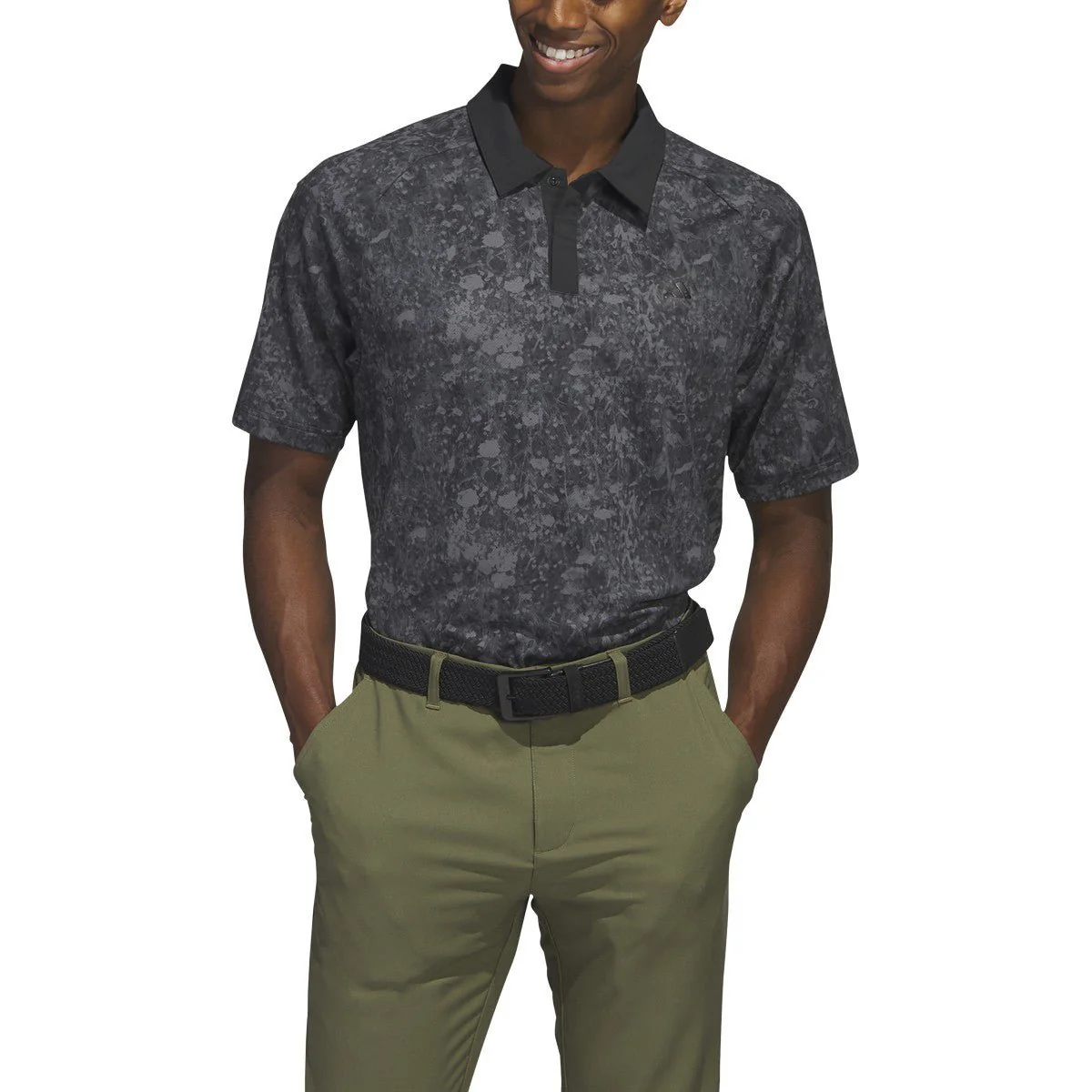 Adidas Ultimate365 Tour Mesh Print Polo - Image 2