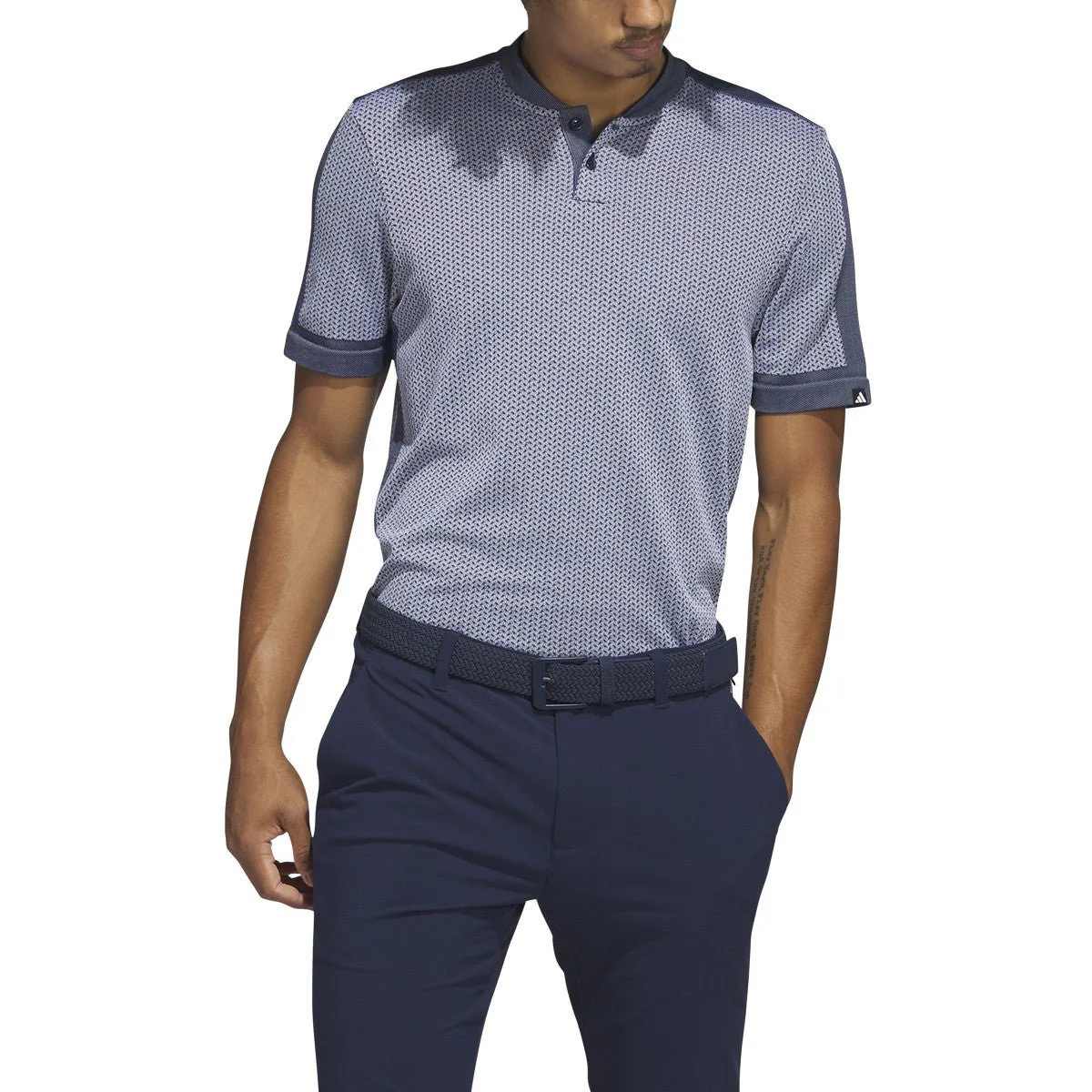 Adidas Ultimate365 Tour Textured Primeknit Polo - Image 7