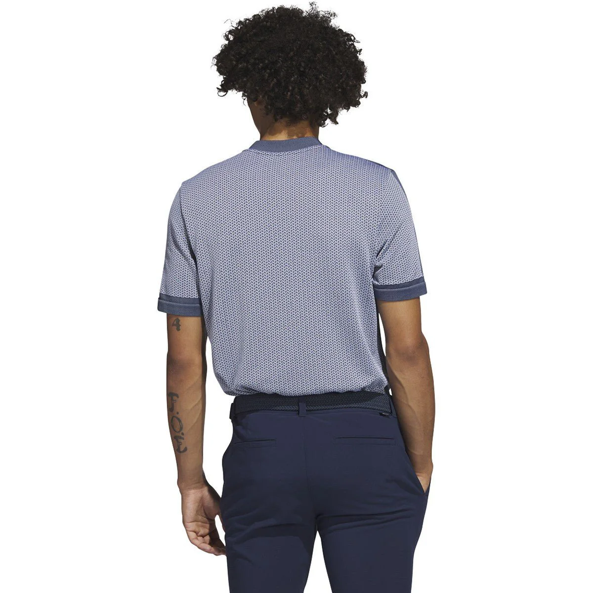 Adidas Ultimate365 Tour Textured Primeknit Polo - Image 8