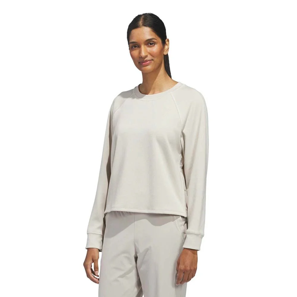 Adidas Women's Beyond The Course Side-Snap Crew Golf Layer - Image 12