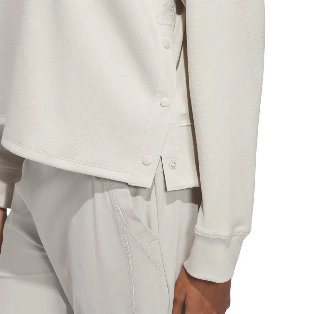 Adidas Women's Beyond The Course Side-Snap Crew Golf Layer - Image 14