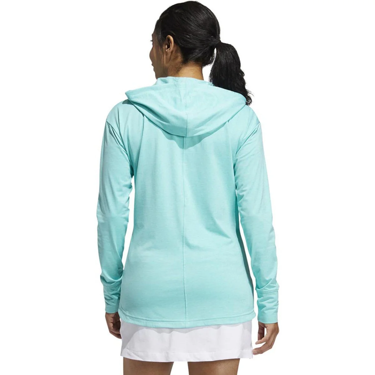 Adidas Women's Essentials Heathered Golf Hoodie - Image 9