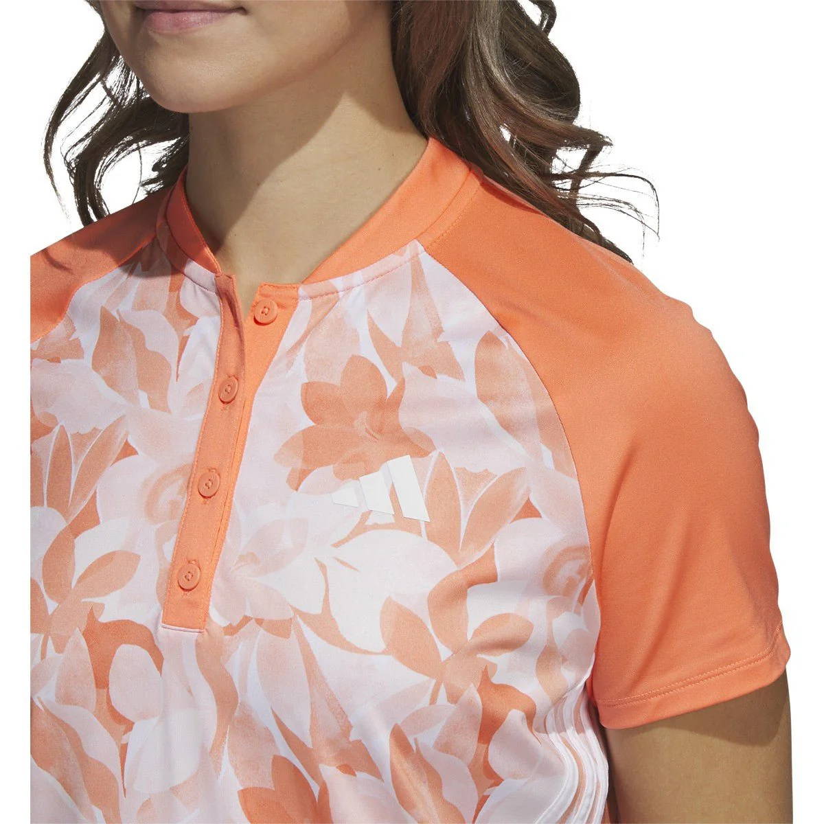 Adidas Women's Floral Polo - Image 4
