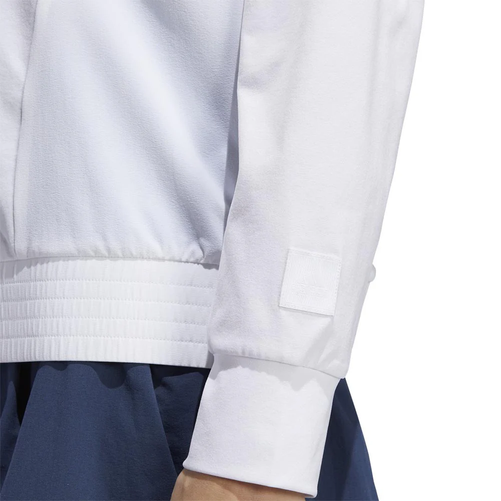 Adidas Women's Go-To Knit Woven Golf Pullover - Image 4