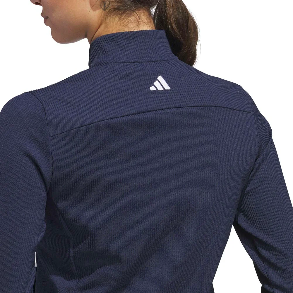 Adidas Women's Performance Texture Full-Zip Golf Jacket - Image 10