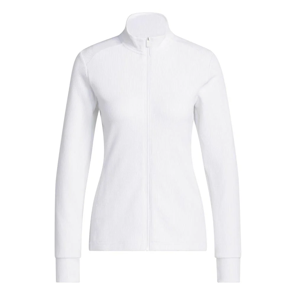 Adidas Women's Performance Texture Full-Zip Golf Jacket - Image 11