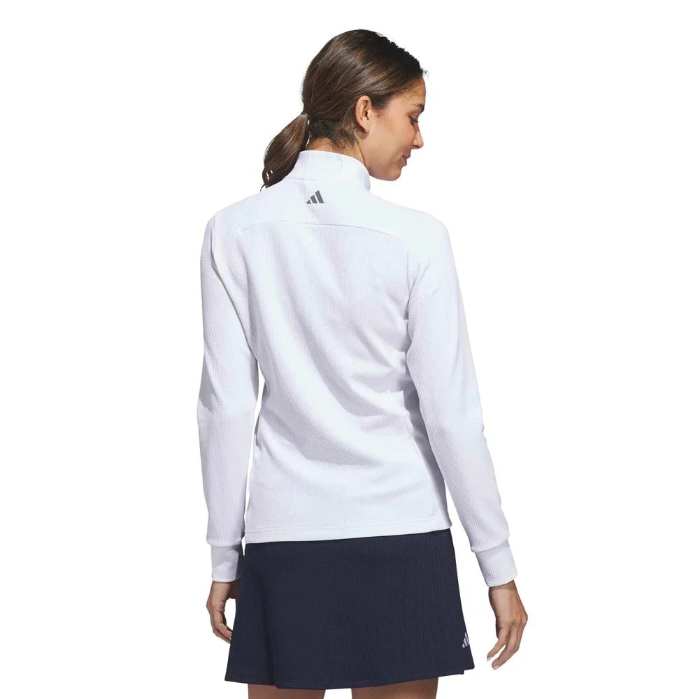 Adidas Women's Performance Texture Full-Zip Golf Jacket - Image 13