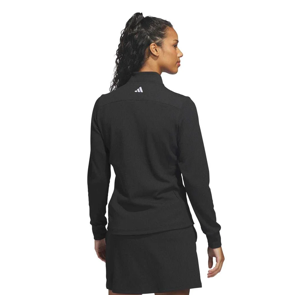 Adidas Women's Performance Texture Full-Zip Golf Jacket - Image 3