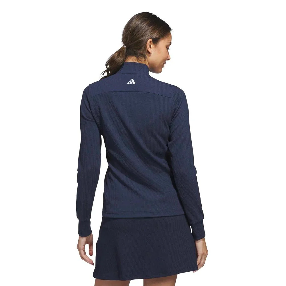 Adidas Women's Performance Texture Full-Zip Golf Jacket - Image 8