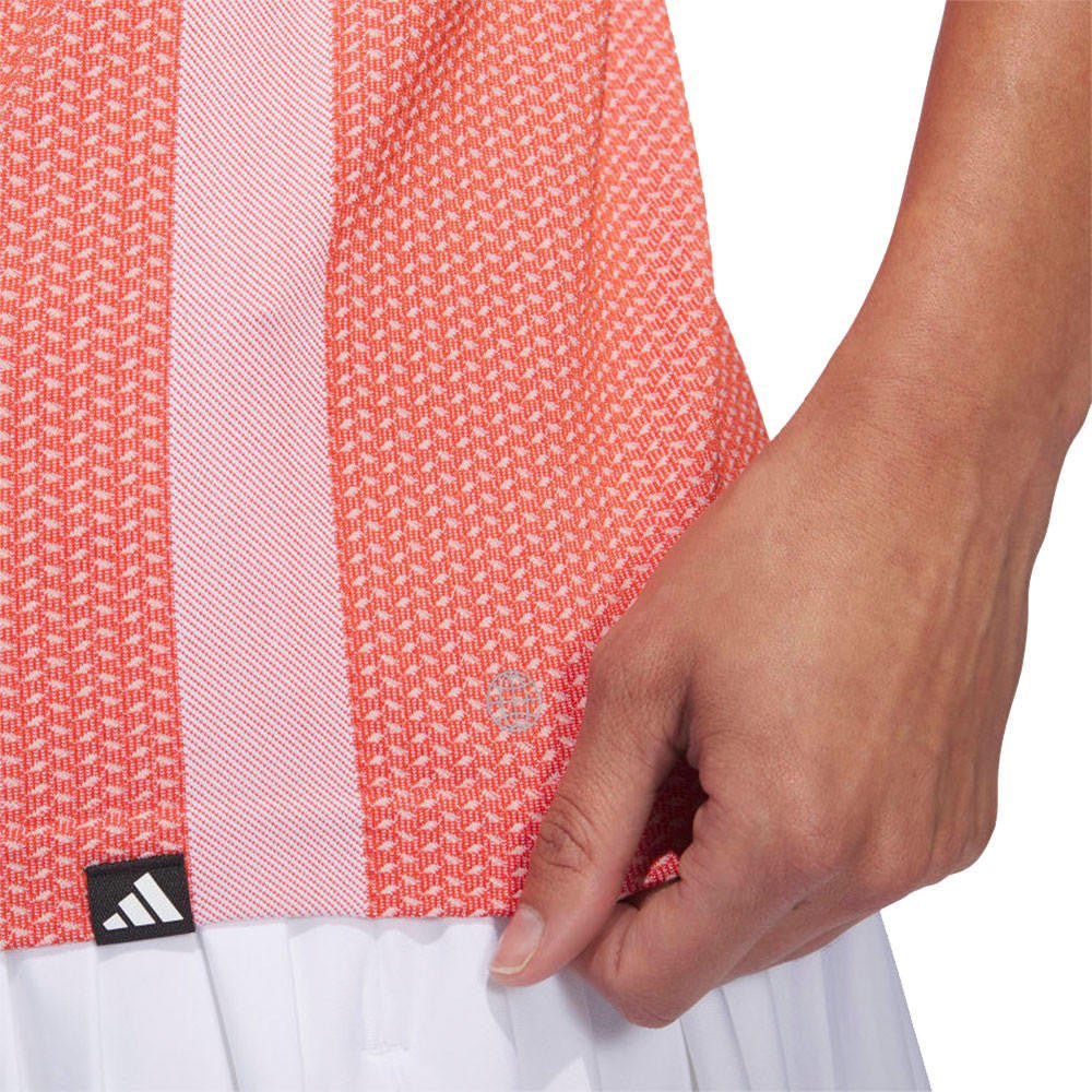 Adidas Women's Primeknit Sleeveless Golf Polo - Image 3