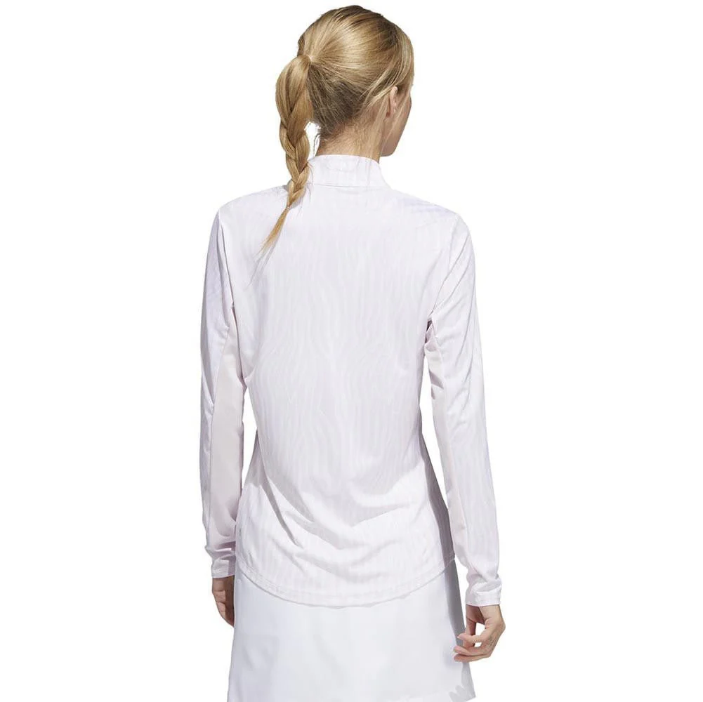 Adidas Women's Printed Sun Protection 1/4 Zip - Image 2