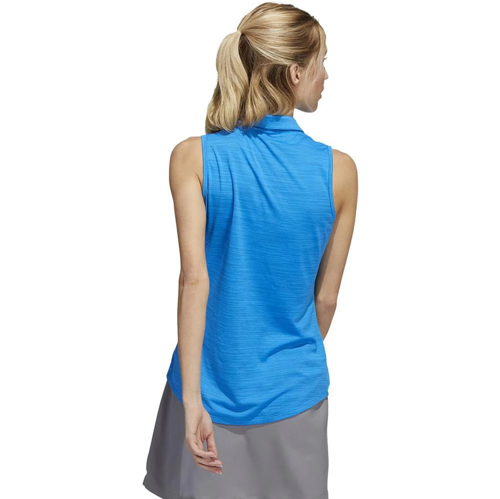 Adidas Women's Space-Dyed Sleeveless Polo - Image 2