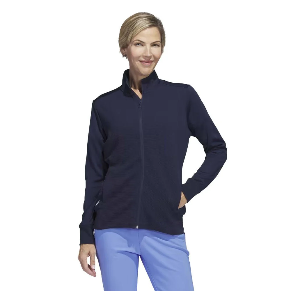Adidas Women's Textured Full-Zip Golf Jacket - Image 12