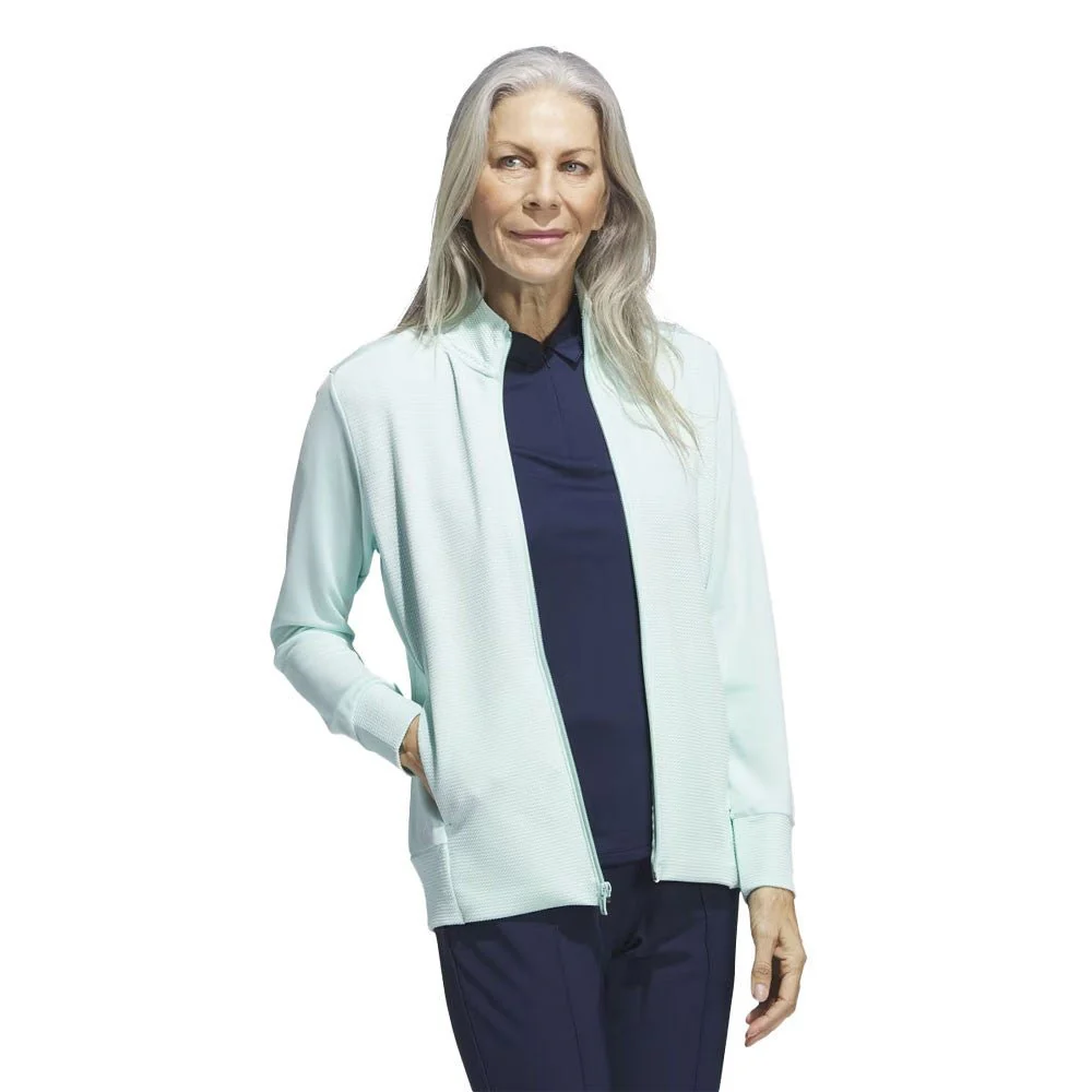 Adidas Women's Textured Full-Zip Golf Jacket - Image 19