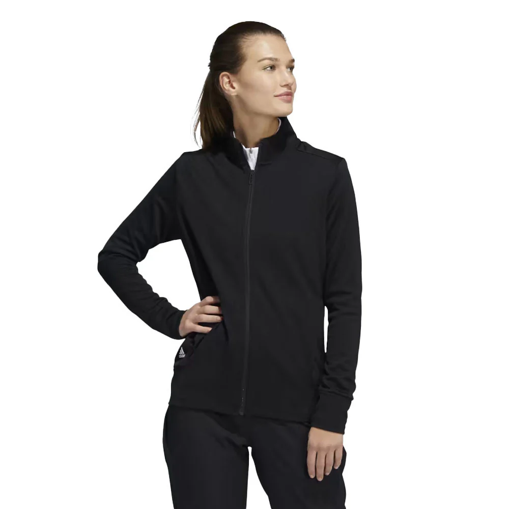 Adidas Women's Textured Full-Zip Golf Jacket - Image 6