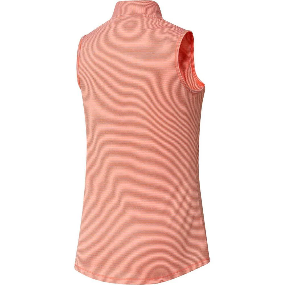 Adidas Women's Two Color Ottoman Sleeveless Polo - Image 11