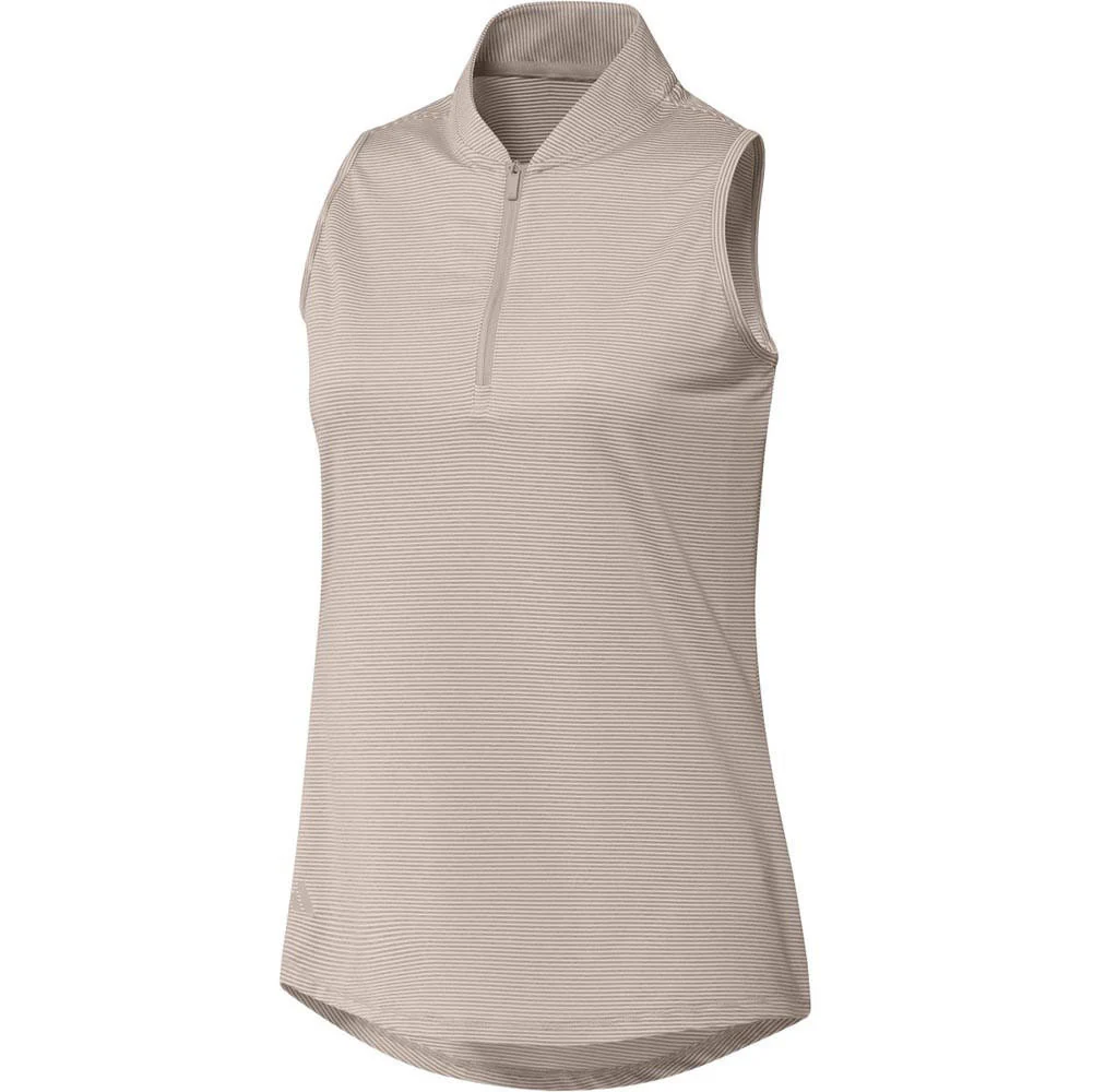 Adidas Women's Two Color Ottoman Sleeveless Polo - Image 12