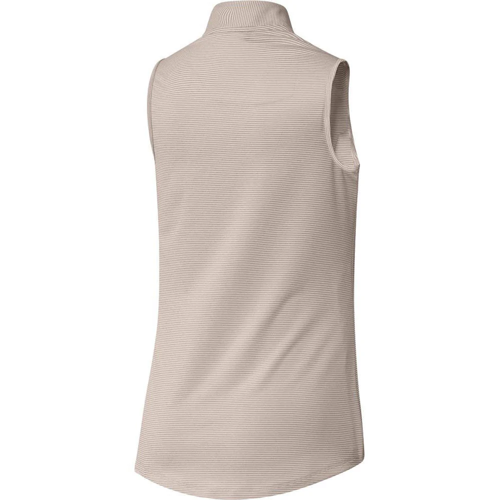 Adidas Women's Two Color Ottoman Sleeveless Polo - Image 13