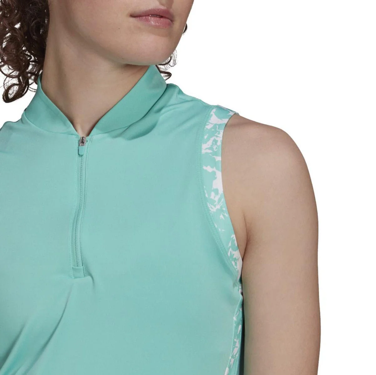 Adidas Women's Ultimate 365 Print Sleeveless Polo - Image 3