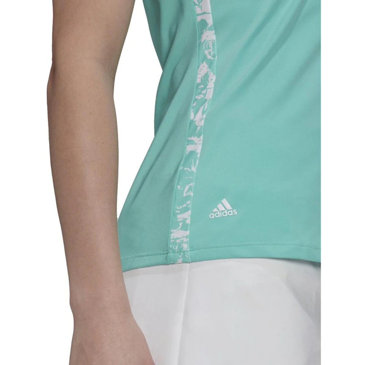Adidas Women's Ultimate 365 Print Sleeveless Polo - Image 4