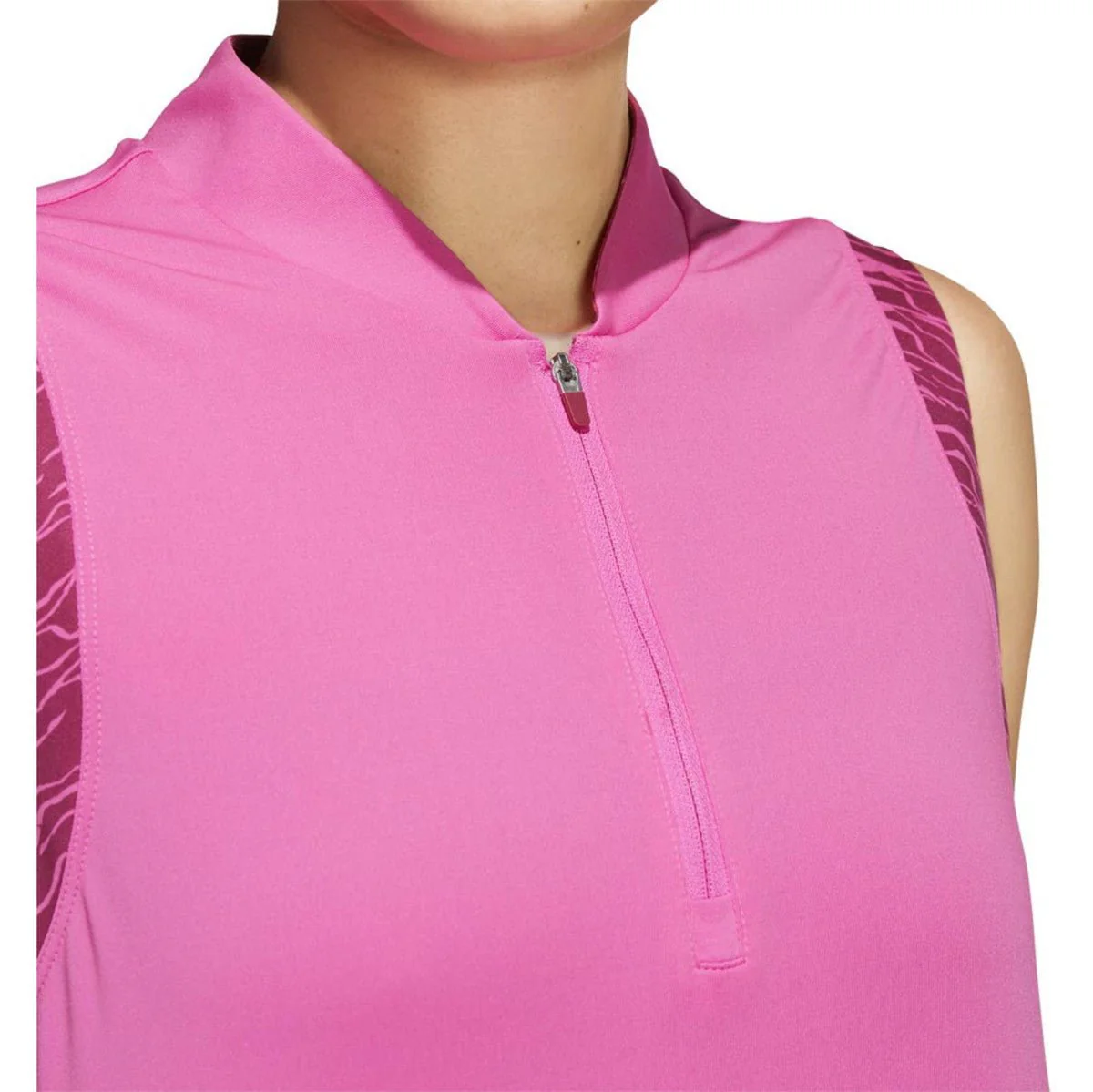 Adidas Women's Ultimate 365 Print Sleeveless Polo - Image 8