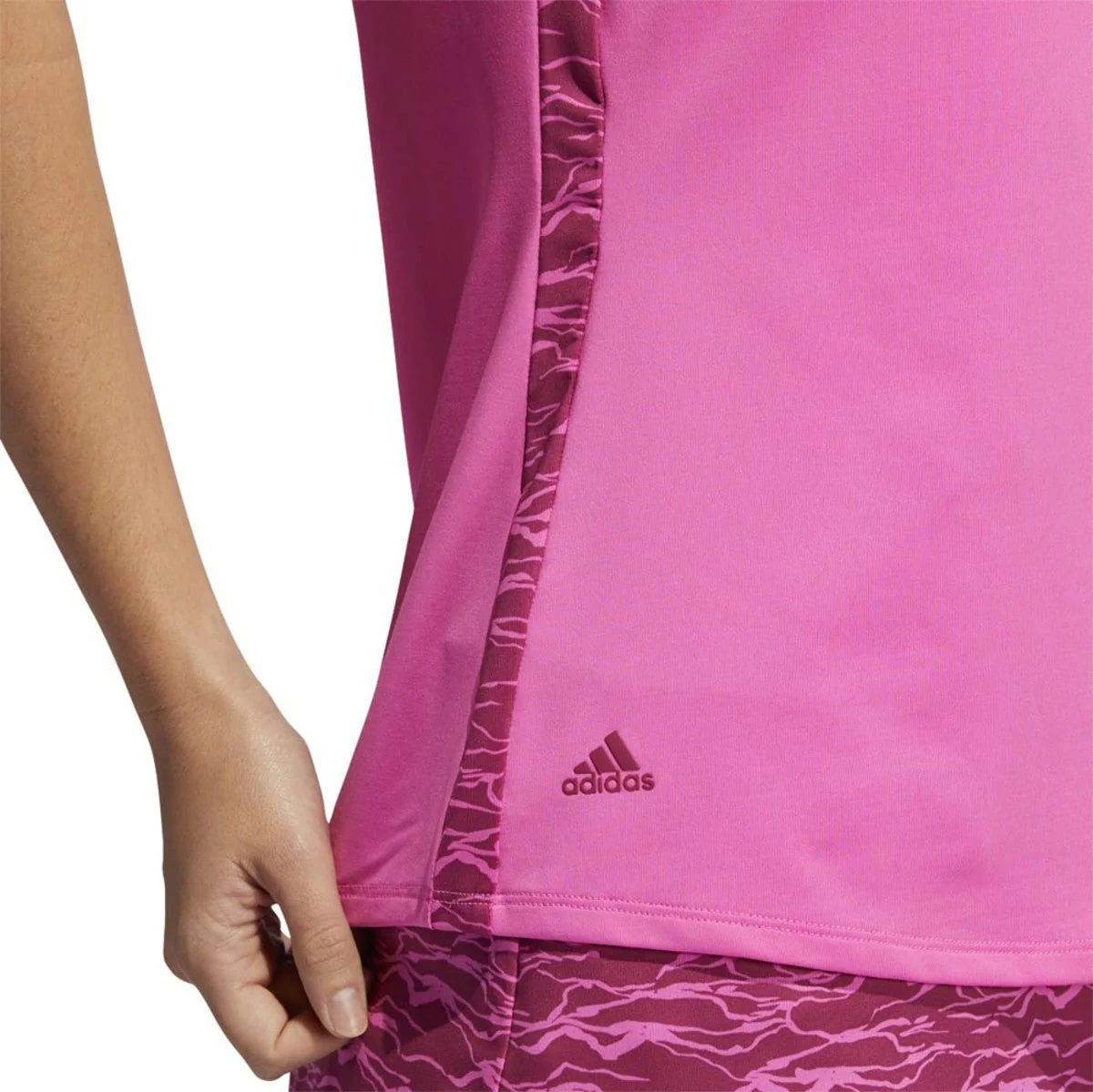 Adidas Women's Ultimate 365 Print Sleeveless Polo - Image 9