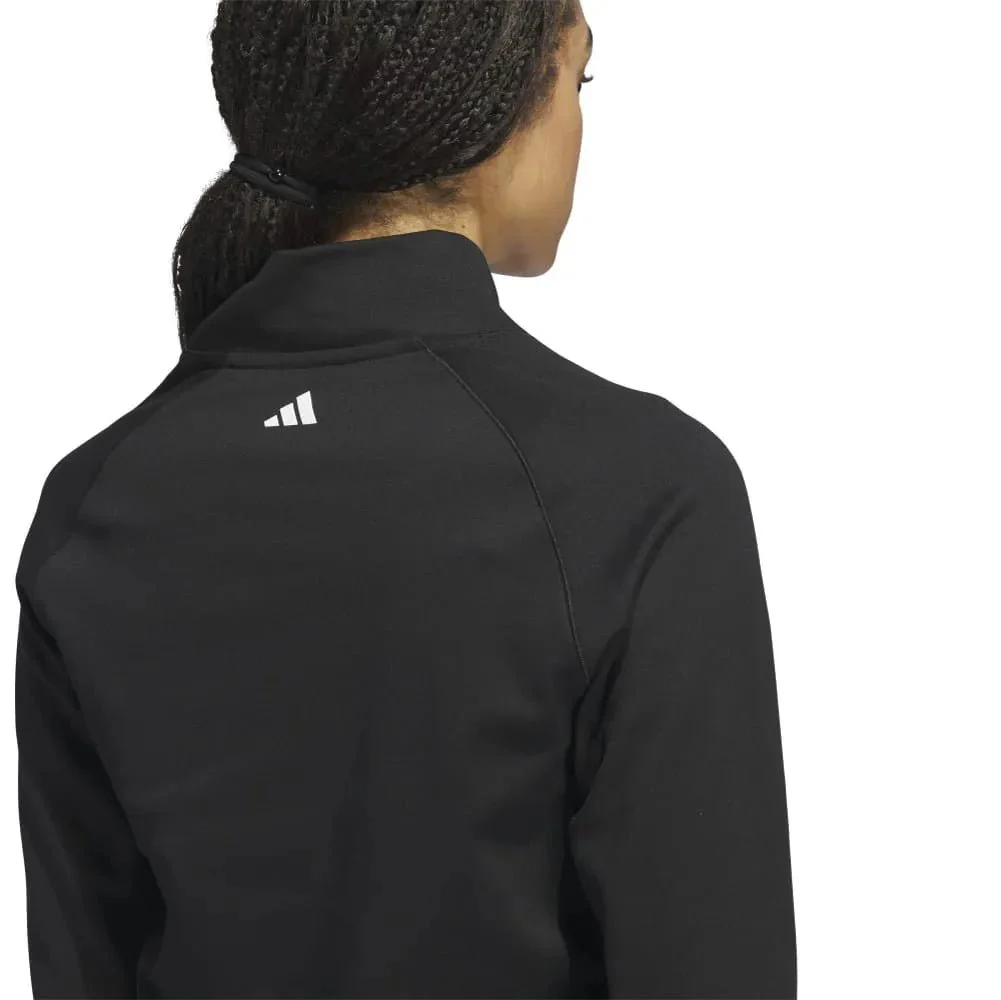 Adidas Women's Ultimate365 COLD.RDY Crossover Mock Golf Pullover - Image 5