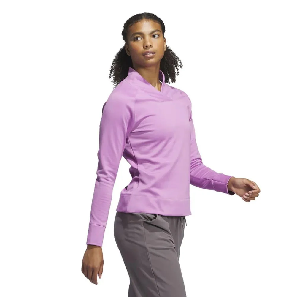 Adidas Women's Ultimate365 COLD.RDY Crossover Mock Golf Pullover - Image 8