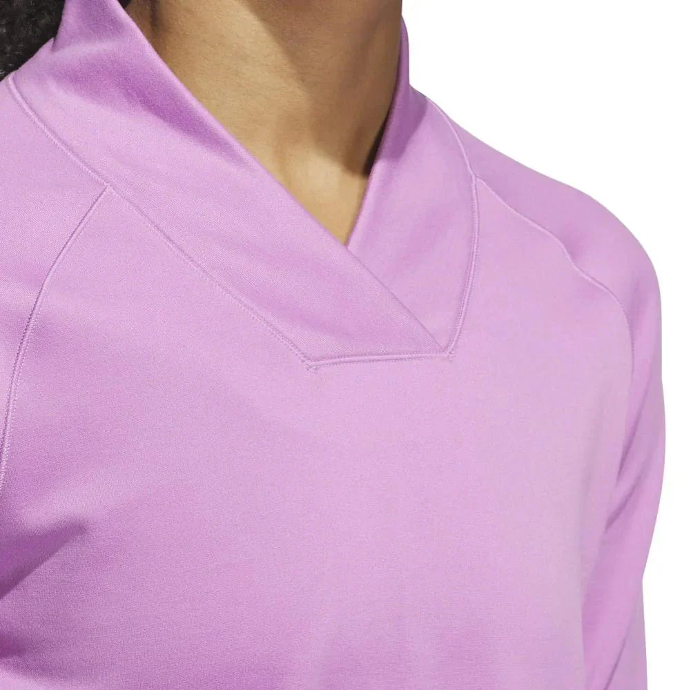 Adidas Women's Ultimate365 COLD.RDY Crossover Mock Golf Pullover - Image 9