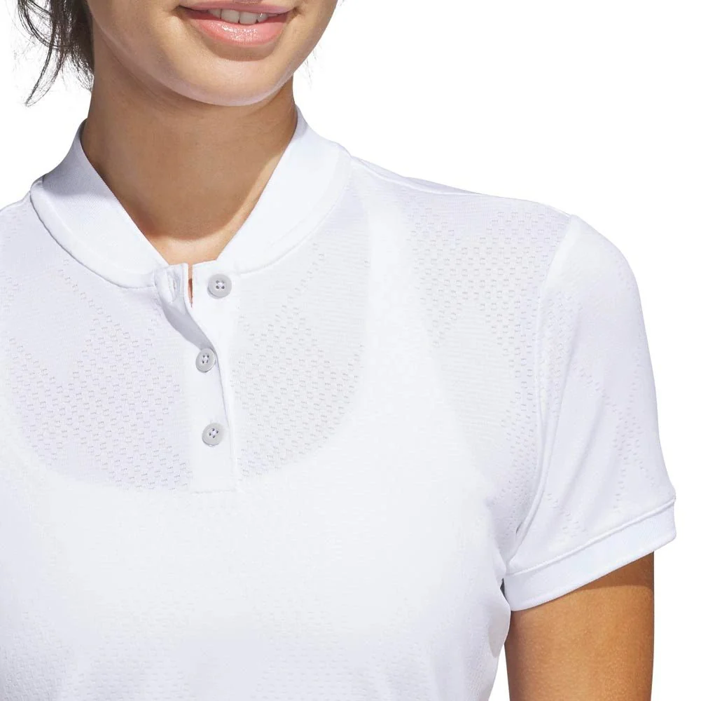 Adidas Women's Ultimate365 Diamond Jacquard Golf Polo - Image 4