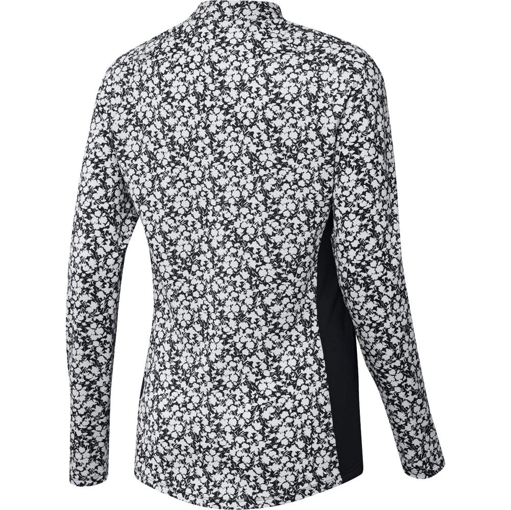 Adidas Women's Ultimate365 Golf Printed 1/4 Zip Mock - Image 2