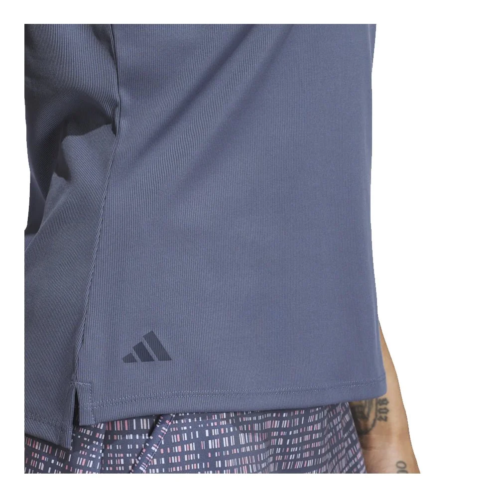 Adidas Women's Ultimate365 Low-Crew Mock Neck Sleeveless Golf Polo - Image 9