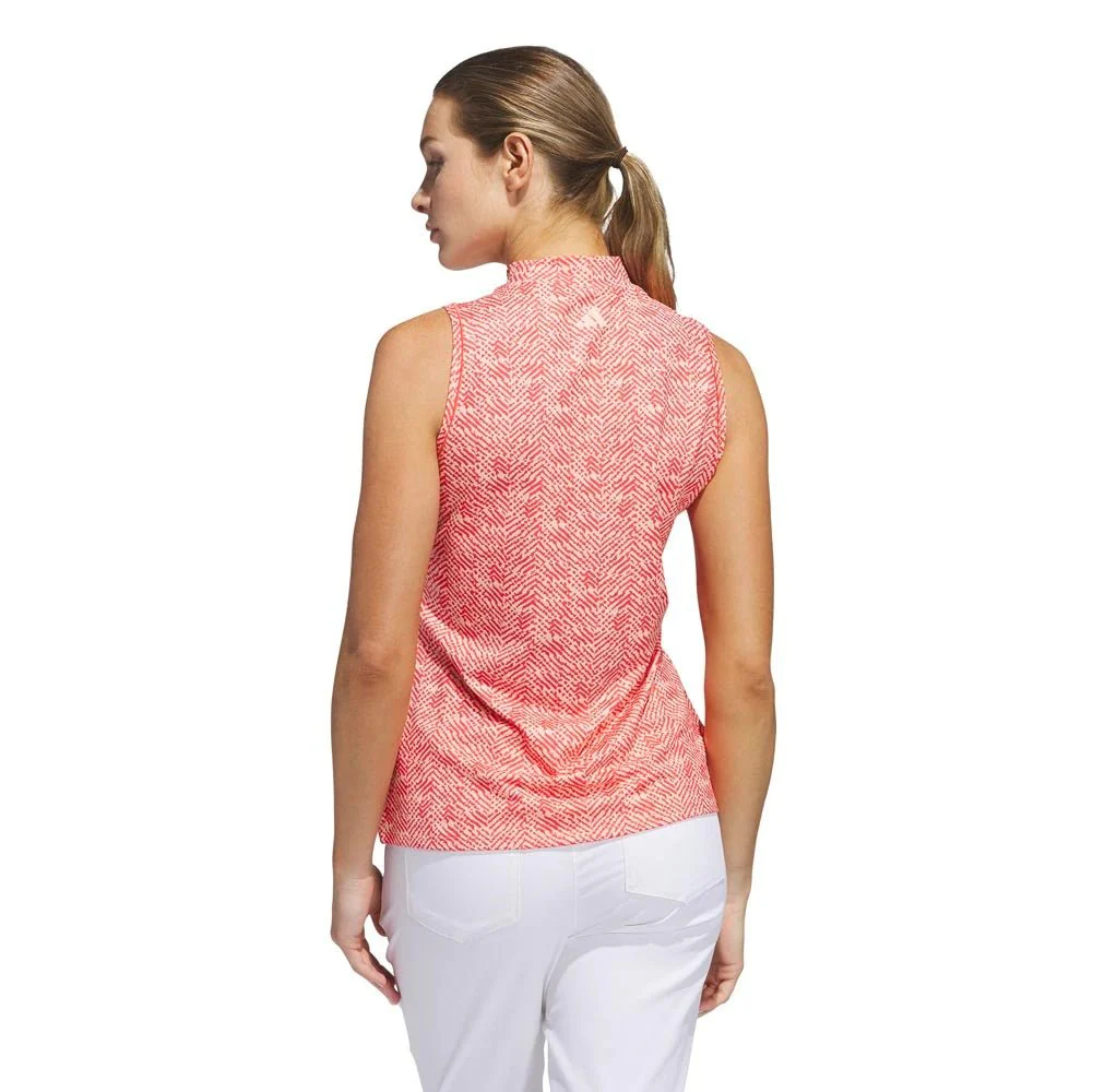 Adidas Women's Ultimate365 Mock Neck Golf Polo - Image 3