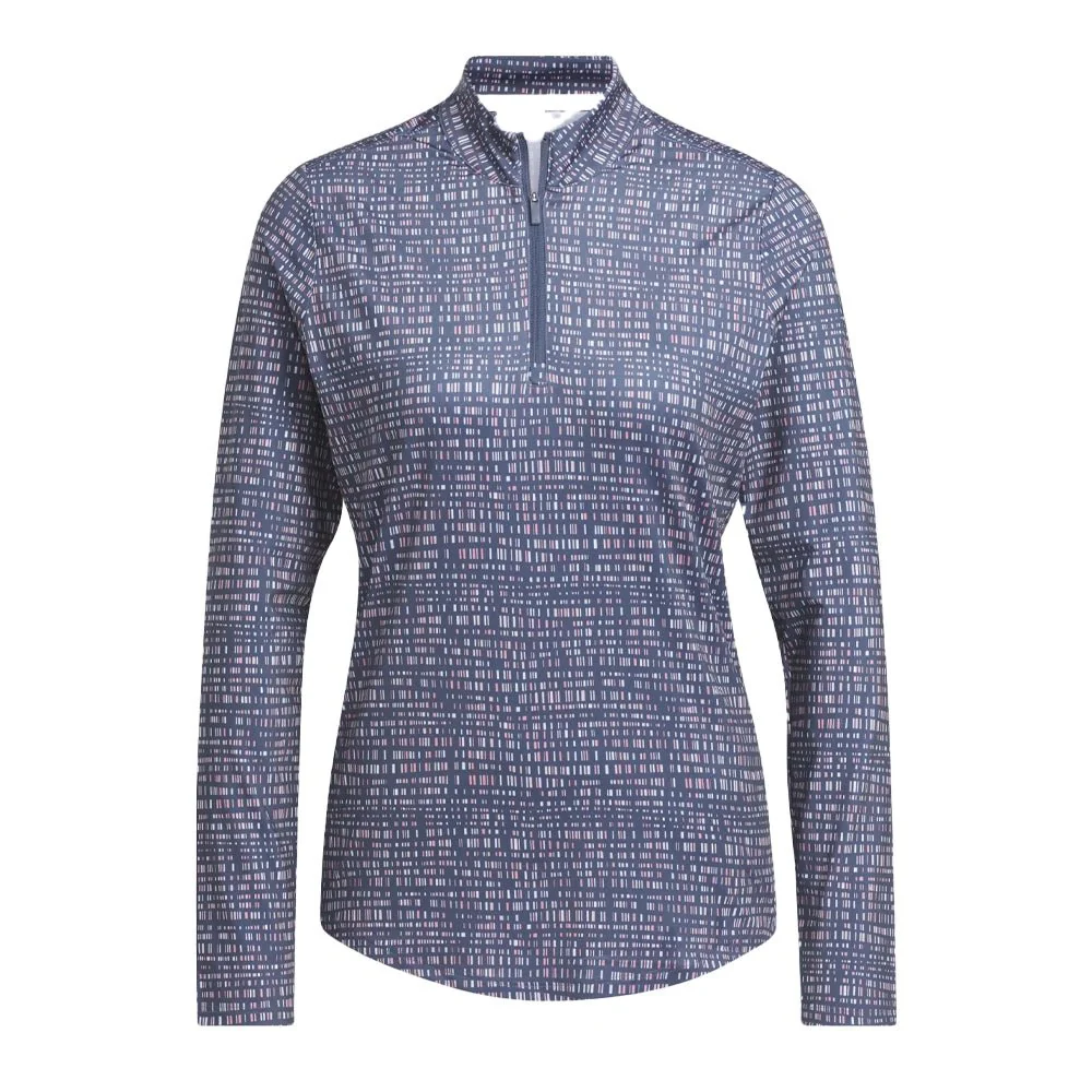 Adidas Women's Ultimate365 Printed 1/4 Zip Golf Mock - 2024 - Image 10