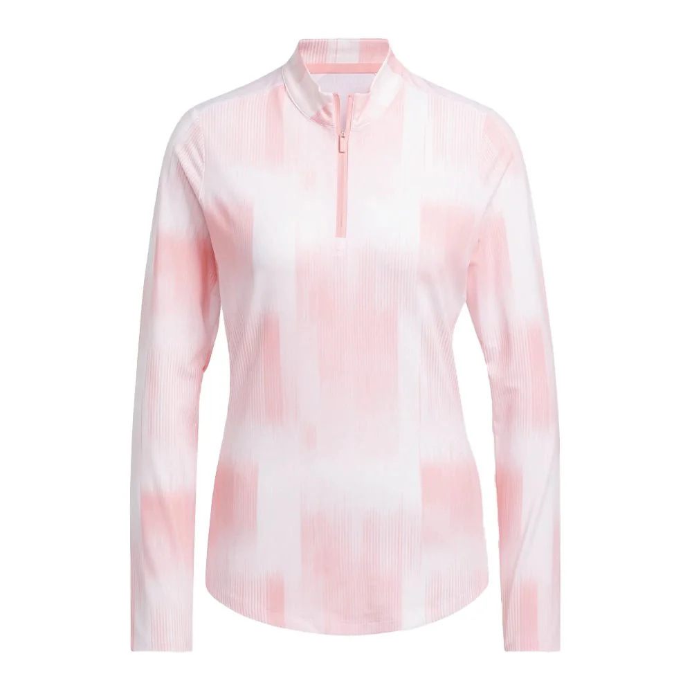 Adidas Women's Ultimate365 Printed 1/4 Zip Golf Mock - 2024 - Image 15